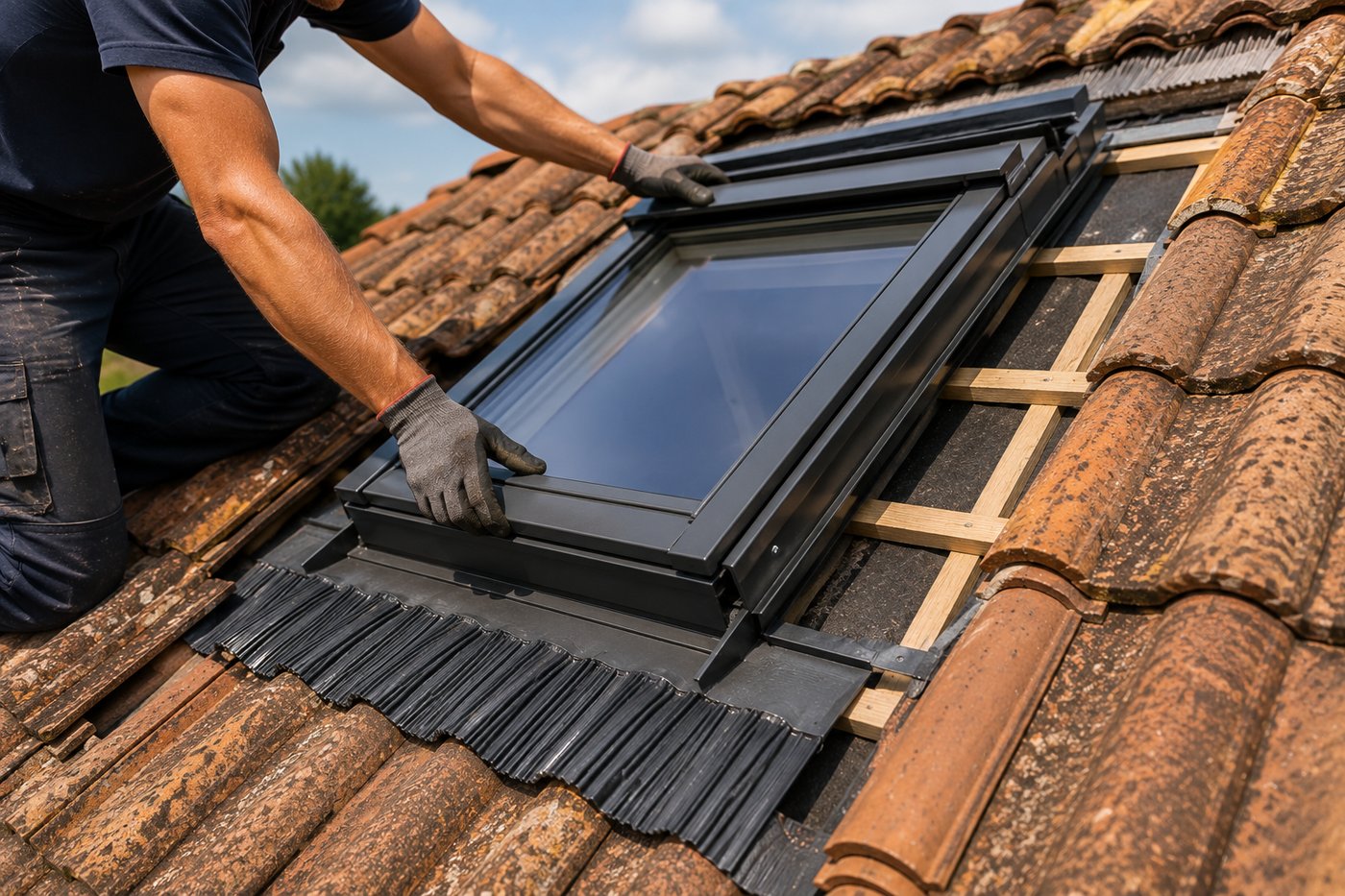 Installation et remplacement de Velux par Mossé Couverture à Bourg-en-Bresse